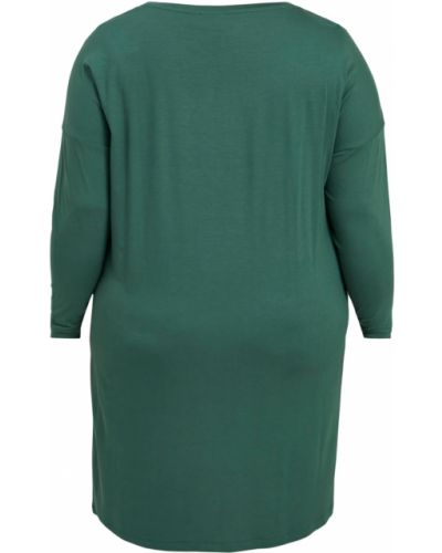 Рокля тип риза Evoked зелено
