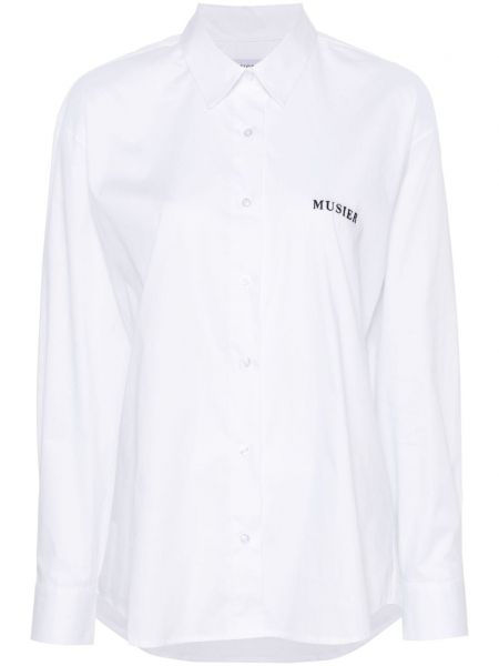 Памучна риза Musier бяло