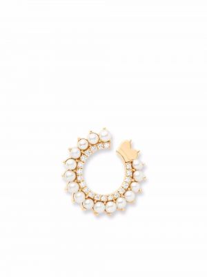Boucles d'oreilles avec perles à boucle Nouvel Heritage jaune