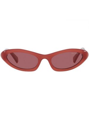 Okulary przeciwsłoneczne Miu Miu czerwone