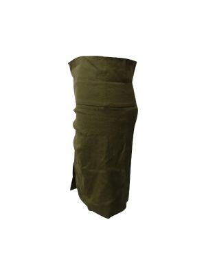 Falda de lino Isabel Marant Pre-owned verde