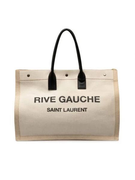 Shopperka skórzana retro Yves Saint Laurent Vintage