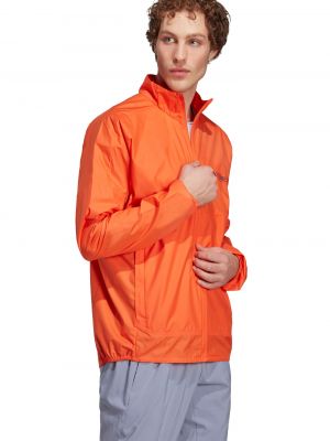 Πουπουλένιο μπουφάν Adidas Terrex πορτοκαλί