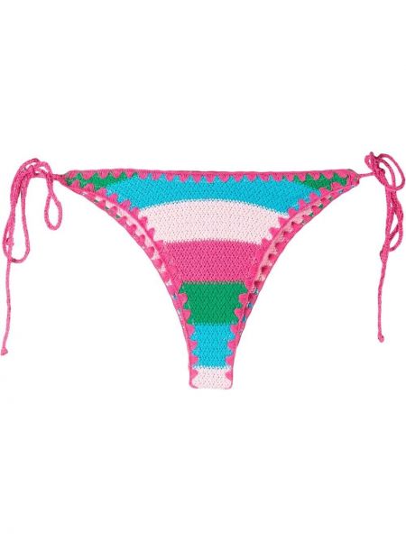 Strikket bikini Mc2 Saint Barth rosa