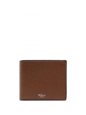 Δερμάτινος πορτοφόλι με σχέδιο Mulberry