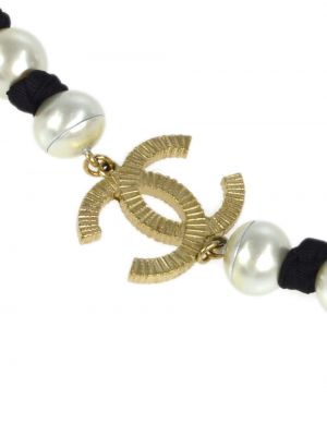 Náhrdelník s perlami Chanel Pre-owned zlatý