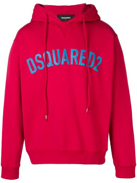 Trykt hettegenser Dsquared2 rosa