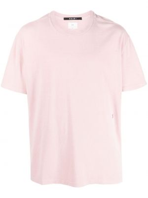 Bombažna majica Ksubi roza