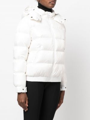 Dūnu jaka ar spalvām ar kapuci Twinset balts