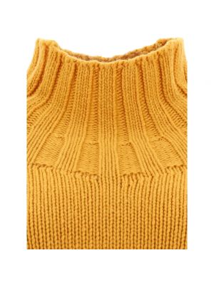 Jersey cuello alto de punto de tela jersey Aspesi amarillo