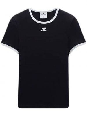 Tricou din bumbac Courreges