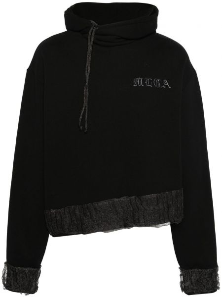 Langes sweatshirt mit stickerei Mlga schwarz