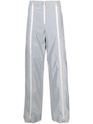 Fényvisszaverő laza szabású sport nadrág Jil Sander ezüstszínű