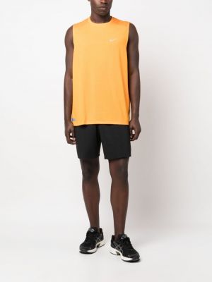 Košile s potiskem Nike oranžová