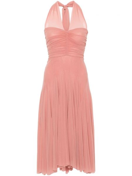 Αμάνικη φόρεμα με τιράντες Philosophy Di Lorenzo Serafini ροζ