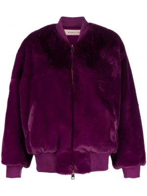 Bomber jaka ar kažokādu Blanca Vita violets