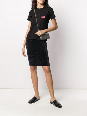 Camiseta slim fit Balenciaga negro
