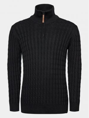 Пуловер Indicode черно