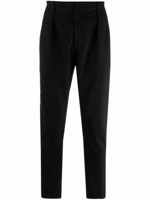 Pantalones chinos de cintura alta Dondup negro