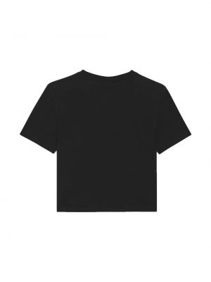 Siuvinėtas marškinėliai Saint Laurent juoda