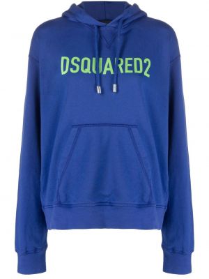 Hoodie Dsquared2 blå