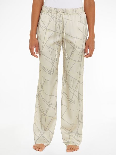 Pantalones con estampado Calvin Klein gris