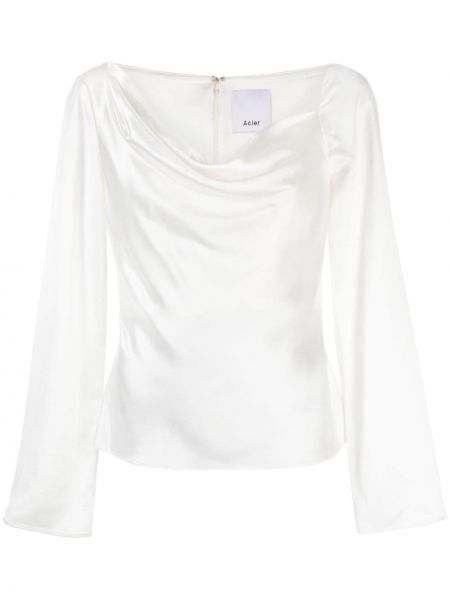 Σατέν μπλούζα Acler λευκό