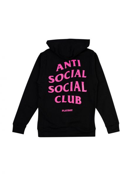 Sudadera con capucha Anti Social Social Club negro