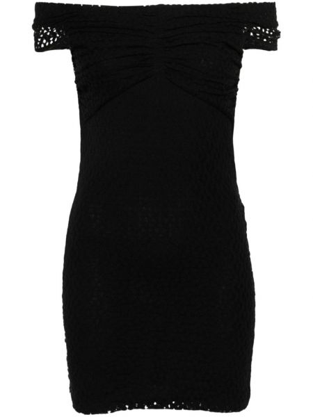 Čipkované koktejlkové šaty Iro čierna