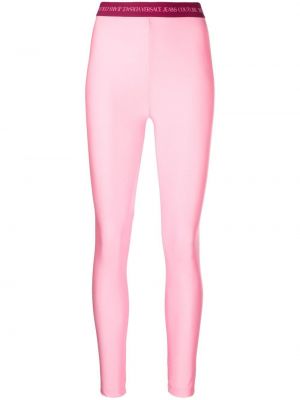 Stretch bukser Versace Jeans Couture rosa