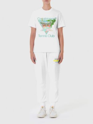 Tenisa t-krekls ar apdruku džersija Casablanca