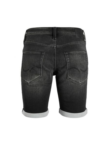 Pantalones cortos vaqueros con cremallera Jack & Jones negro