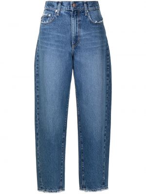 Høy midje jeans 7/8 Nobody Denim blå