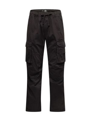 Pantaloni cu buzunare Hollister negru