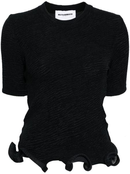 Tricou tricotate Melitta Baumeister negru
