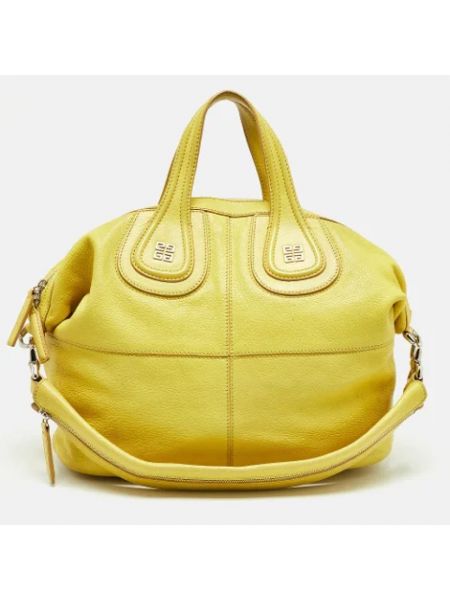 Bolsa de hombro de cuero Givenchy Pre-owned amarillo