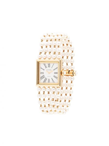 Złoty zegarek kwarcowy Chanel Pre-owned