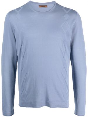 Пуловер Corneliani синьо