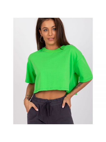 Tričko Fashionhunters zelené