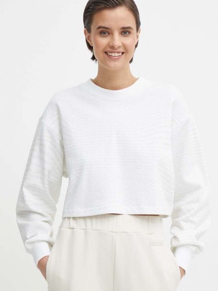 Pamut melegítő felső Calvin Klein Jeans fehér