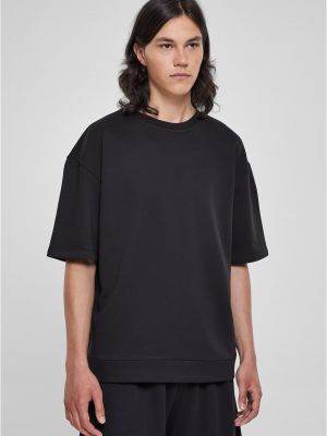 Polo majica kratki rukavi oversized Urban Classics Plus Size crna