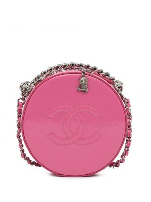 Taška přes rameno Chanel Pre-owned růžová