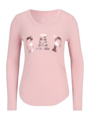 T-shirt a maniche lunghe Gap Petite rosa