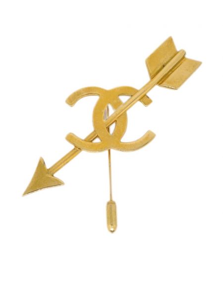 Καρφίτσα επίχρυση Chanel Pre-owned χρυσό