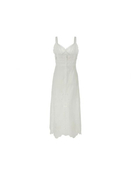 Vestido largo elegante Dolce & Gabbana blanco