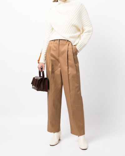 Pantalones de cintura alta Ports 1961 marrón