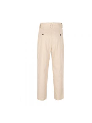 Pantalones chinos de algodón Max Mara Weekend beige