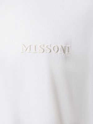 Jersey pamut póló Missoni fekete