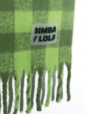 Kostkovaný šál Bimba Y Lola zelený