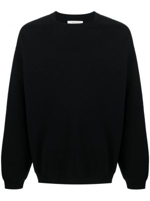 Пуловер с кръгло деколте Studio Nicholson черно